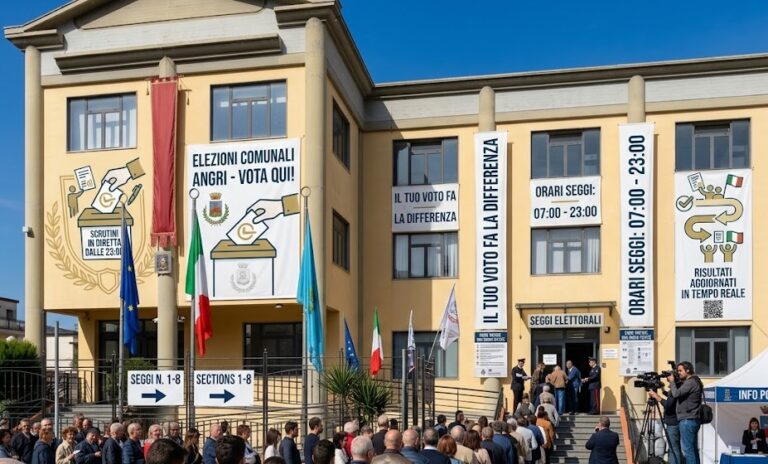 Elezioni: urne aperte per scegliere sindaco e consiglio comunale Immagine realizza con Intelligenza Artificiale