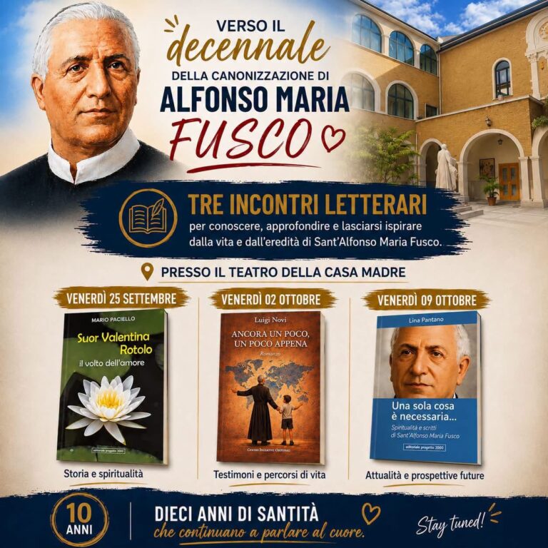Tra appuntamenti per conoscere la vita di Sant’Alfonso Maria Fusco